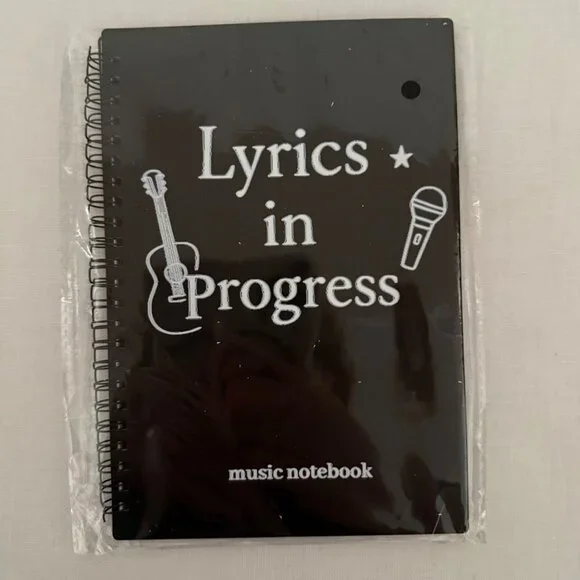 Songwriter Lyrics Ideas Desk Set Music Notebook Pens Notepads - Picture 2 of 10